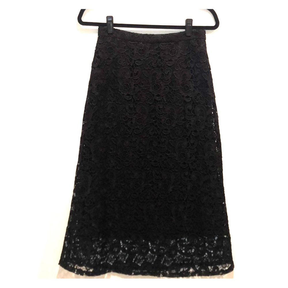 A.L.C. Lace Black Skirt